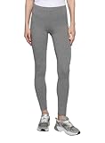 TERRANOVA Leggings Lunghi Donna a Tinta Unita, Vita Alta, vestibilità Skinny – Casual – Grigio Scuro Melange – S