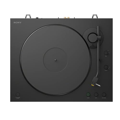 Image of Sony PSLX5BT Full Auto Playback Premium Turntable with Bluetooth Connectivity Bundle with Deco Gear Vinyl Record Cleaning Kit 3-in-1 Velvet Brush, Stylus Brush and 2YR CPS Enhanced Protection Pack