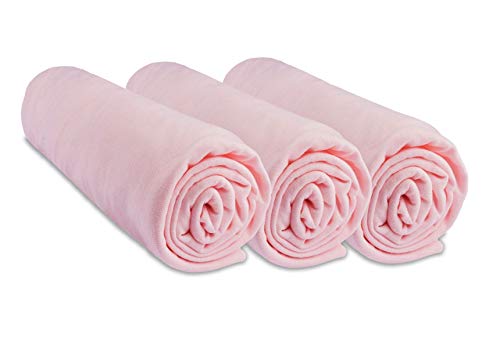 Reviews de Sábanas para capazos - solo los mejores. 42 Easy Dort Juego de 3 sábanas de 40 x 80 cm, Extensible para 40 x 90 cm, capazo, 40 x 80 cm, 100% algodón, Rosa, Transpirable, sueño Saludable | Marca Certificado Oeko Tex |...