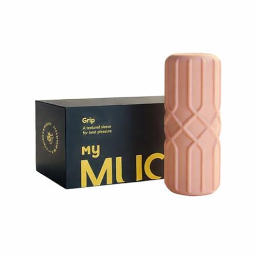 Image of MyMuse Grip Massager - Men, Durable & Body Safe material, Long & Flexible, Stress Relief & Relaxation, Waterproof, Non-Electric - Brushed Suede