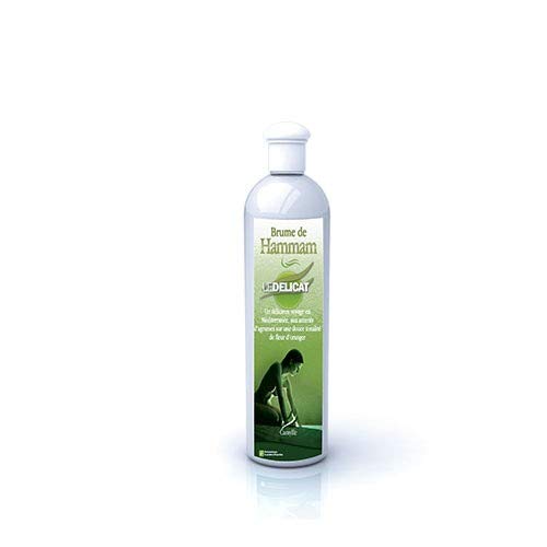 Camylle - Brume de Hammam Le Délicat - Fragrances à base d'Huiles Essentielles pour Hammams, Bains de Vapeur ou Douches Hammam - Aux arômes d'agrumes sur une douce tonalité de fleur d'oranger - 250ml