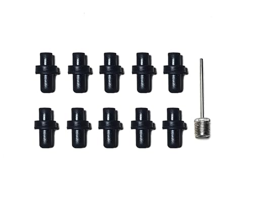 ICE Club Shop Soccer Ball Valve Replacement Sport Ball Inflation Valve Kit(10 Pieces), Basketball Valve Replacement Valves,Volleyball,for Basketball, Football,Sports Ball Leak Repair Kit