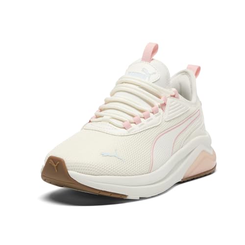 PUMA Womens Amplifier Wide Lace Up Sneakers Shoes Casual - Pink, White2