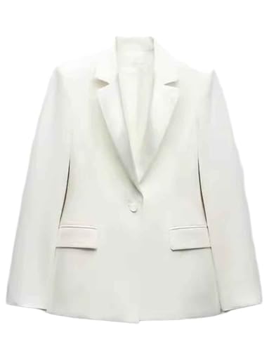 Ulnomio Women's Two Pieces Suit One Button Jacket Pants for Uniform Banquet