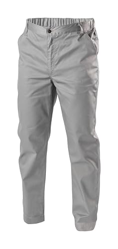 Högert Arbeitshose Fabian mit Reflexstreifen in Hellgrau 3XL