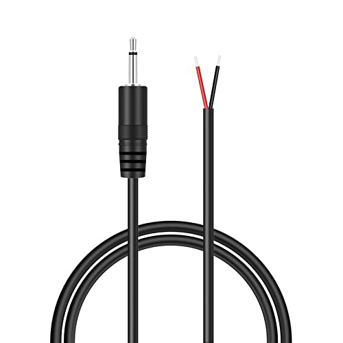 Cable adaptador de audio 2.5mm TS Mono 3ft miniatura 1