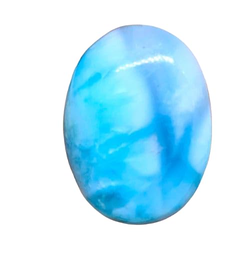 Larimar ovale naturel pour créer votre pendentif bohème fait main