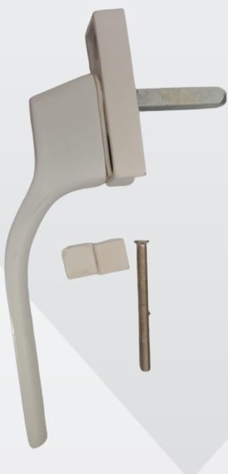UPVC Casement Window Handle | Aluminium Locking Handle for UPVC Windows | Durable White Finish | Easy Installation Hardware-image-20