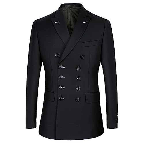 Men's 2 Pieces Double Breasted Suit Slim Fit2