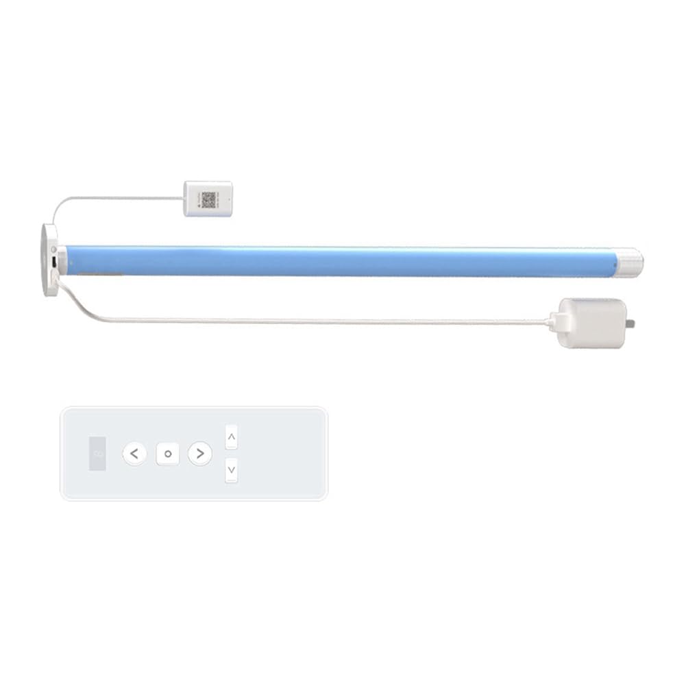 Motore per Tende A Rullo Smart WiFi con Attacco per Tubi da 17mm/20mm/25mm/28mm, Spina EU e R1
