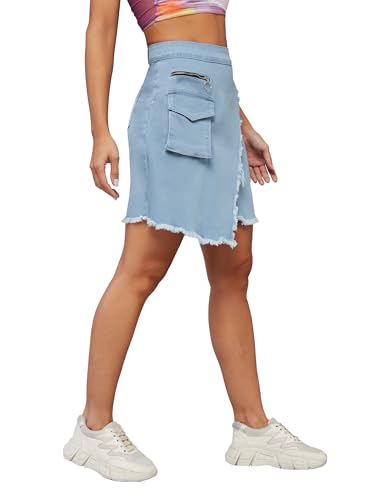 Image of Dolce Crudo Women's Regular High Rise Stretchable Denim Shorts