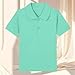 Boys Girls Polos Shirts Short Sleeve Cotton Soft Toddler Kids Summer Athletic School Uniform Blouse Classic Polos Tee Blusas para niñas de 12 a 14 años de Moda Mint Green