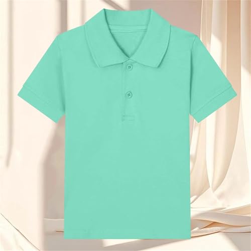 Boys Girls Polos Shirts Short Sleeve Cotton Soft Toddler Kids Summer Athletic School Uniform Blouse Classic Polos Tee2