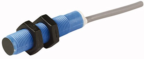 Eaton E55CBL12T111 Sensor Inductivo Serie E55, 3 Hilos, 10-30 V AC, M12 x 1 mm, 2 Distancia de Detección, Enrasable, PNP, 1 NO, Cable 2m