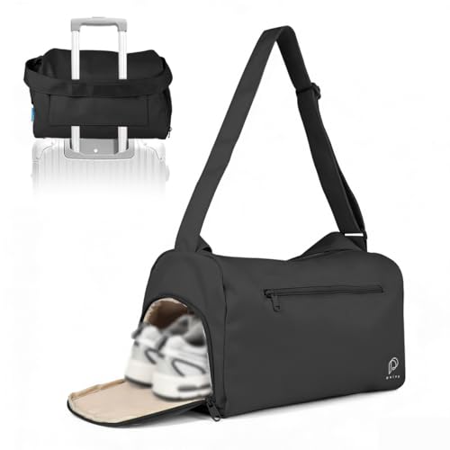 Image of PALAY Gym Bag with Shoe Compartment Waterproof Travel Duffle Tote Carry