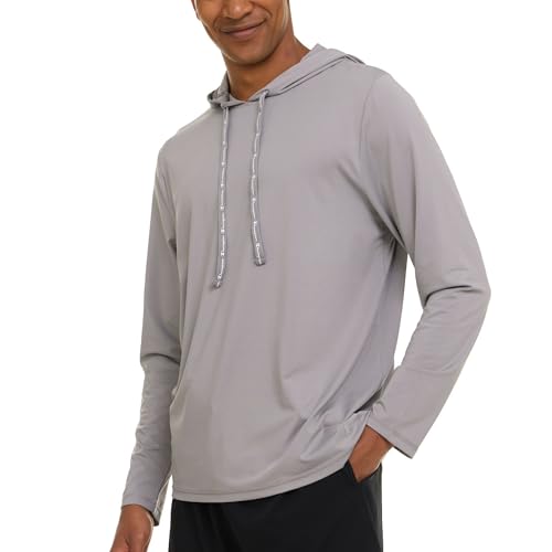 Champion Mens Sun Hoodie Long Sleeve, UPF 50 Sun Shirts for Men, Lightweight UV Protection Rash Guard, Fishing Swim Shirt3