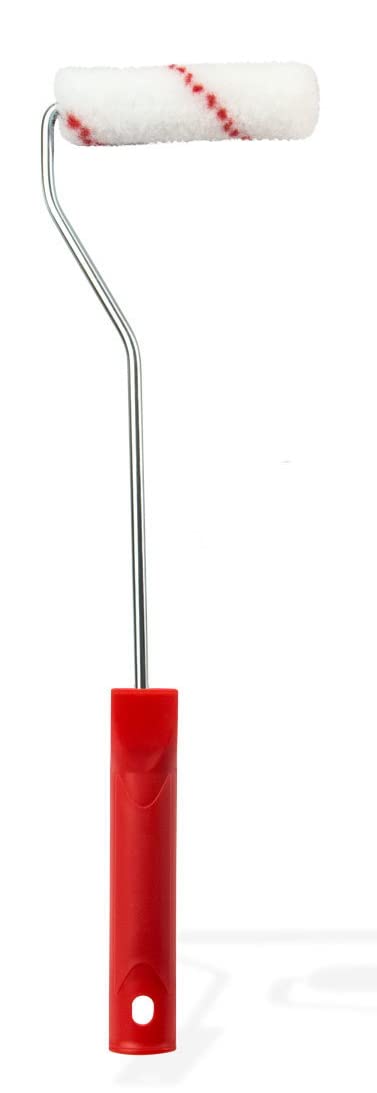 Maler Set mit Teleskopstange - Farbroller Set - Hochhinauf - Fasadenroller Set - 6tlg. mit Alu Teleskopstange 180-450 cm - Farbroller 25/18/11/6,5 cm