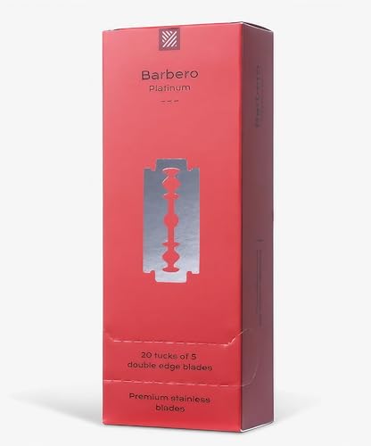 100 Rasierklingen Barbero Platinum für ein Perfektes Rasiererlebnis