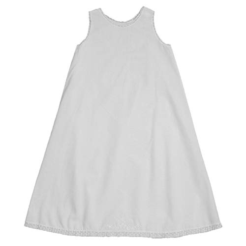 Feltman Brothers Girls Scalloped Lace Special Occasion Gown Set, NB-3M3