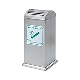 Außeneimer Feuerlöscher mit Edelstahlbehälter, großer Bodenständer, Brandschutzlösung für Haus, Garten und Terrasse