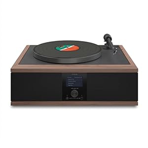 Andover-One E Turntable Music System with Songbird – All in One Record Player Stereo and Surround; Turntable with Speakers ; Bluetooth; Streaming High Res: Tidal Spotify Amazon Qobuz Apple Music
