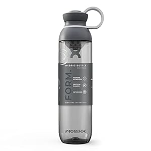 Promixx FORM Protein Shaker Bottle – A Premium Shaker Bottle for Protein Shakes Infusions and Hydration – Durable Gym Shaker Bottle, Leakproof Lid, Odorless – 26oz (Graphite Gray)