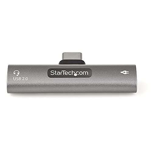 Adaptateur USB-C Audio et Charge StarTech.com avec Power Delivery 60W pour smartphone