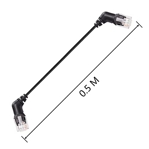 Cable Ethernet CAT6A SinLoon 0.5 m con conectores RJ45 miniatura 5