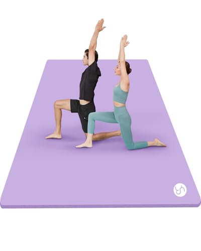 RYTMAT Träningsmatta Tjock 20mm Comfort NBR 200×130cm Stor Yogamatta Gymnastikmatta för Hemmagym Cardio Pilates Yoga Fitness Träning