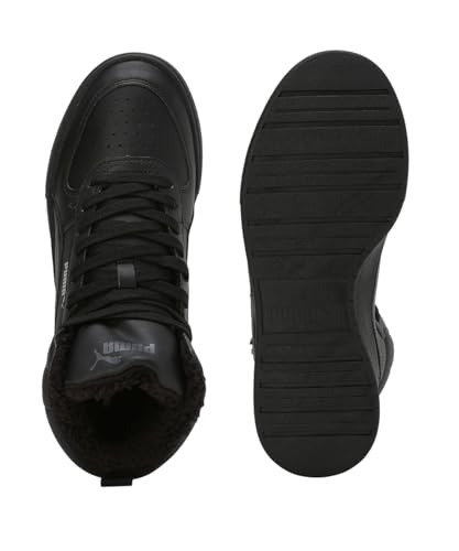 Image of PUMA Unisex Sneaker, Black Black Silver Ebony, 11.5 US Men