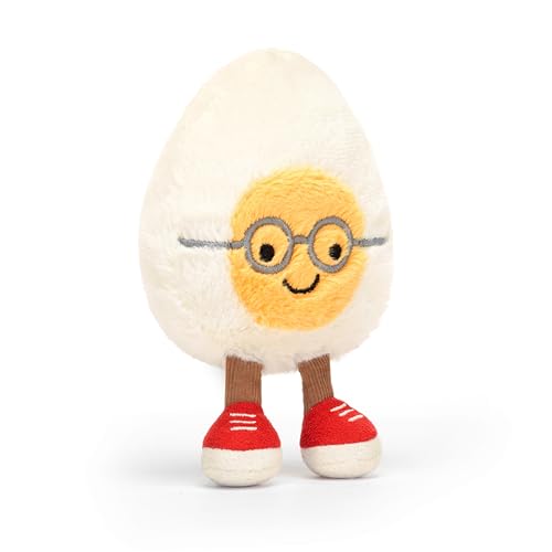 Jellycat Amuseables Boiled Egg Geek Stuffed Toy, Small 5.5 inches - Food Plush - Fun Gift Idea image 13