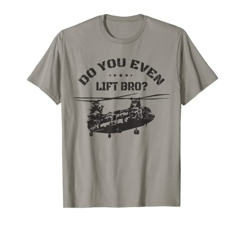 Helicóptero divertido Do you even lift Bro Camiseta