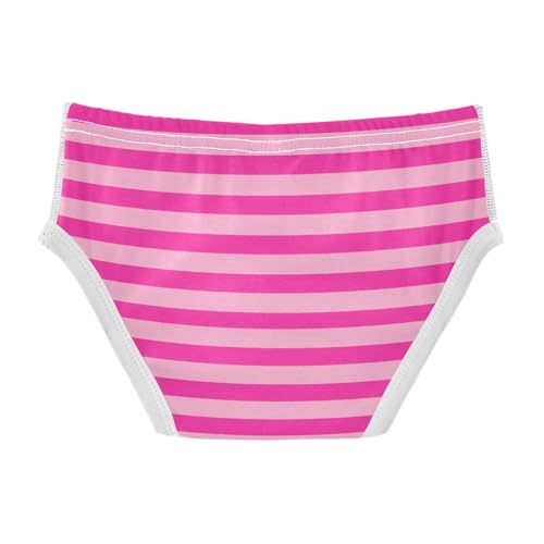 Brown Horizontal Stripe Line Little Boys Cotton Briefs Soft Breathable Comfortable Tag-Free Underwear2