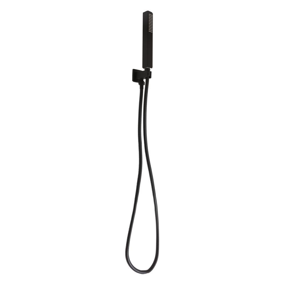 Milano Black Preto Hand Shower Handset Outlet Elbow Wall Bracket