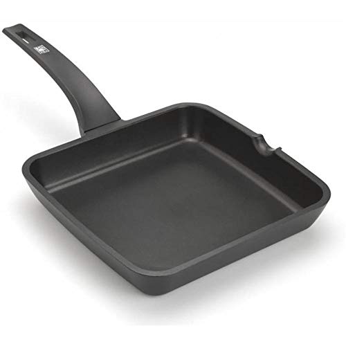 Grill Plancha 28X28Cm. - Bra En Oferta Grill Asador Liso 28Cm Efficient Bra