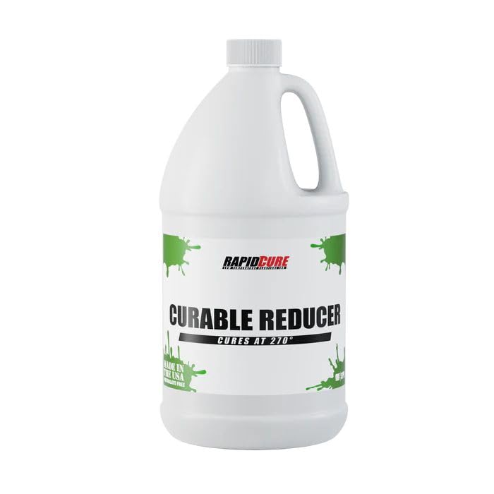 Reductor curable de tinta plastisol de curado rápido, galón 128 oz, reductor de viscosidad de tinta de serigrafía, aditivo diluyente de tinta de serigrafía para su kit de serigrafía, suministros de serigrafía