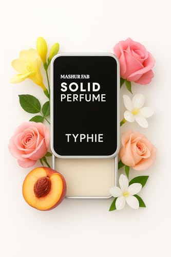 Image of MASHURFAB Solid Wax Perfume for Men & Women | Alcohol-Free Unisex Fragrance Balm | Long-Lasting & Travel-Friendly Cologne | Ideal Gift Set (TYPHIE)