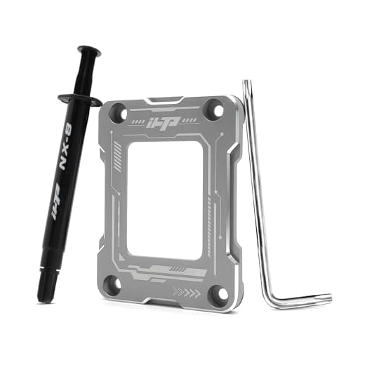 LGA 1700 CPU Contact Frame Modification Kit, CPU Holder Intel 12th/13th/14th Generation CPU Anti-Bend Buckle(Grey)