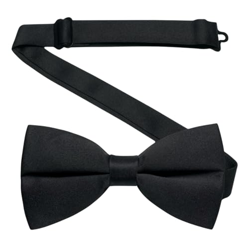 Guokoo Bow Ties for Men Solid Color Bow Tie Pre-Tied Adjustable - Men's Bow Tie for Party Wedding Available