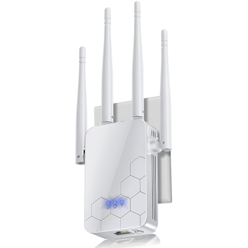 Wi-Fi Range Repeater Wireless Routers Amplifier, WiFi Extender Internet Booster Support More Network Devices at Home