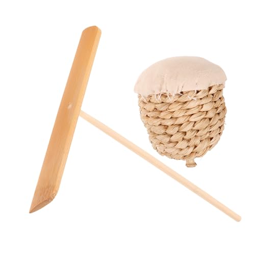 SUPVOX 1set Pancake Maker Basting Oil Wiper Crepe Spreader Easy Use Pancake Tool for Crepes Non-burr Design Comfortable Grip for Effortless Cooking