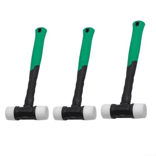 Un artículo imprescindible en tu caja de herramientas, martillo de goma resistente sin rebote, perfecto para suelos seguros y decoración de la casa (38 mm)