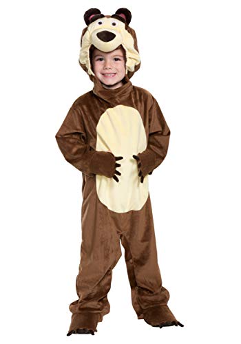 Masha and The Bear Boy's The Bear Costume 3T/4T