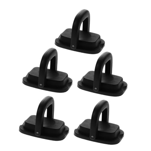 Beatifufu 5 Piezas Pomo de Repuesto para Tapas de Olla Asas de Plástico Antiescaldaduras Diseño Plegable y Portátil Accesorio Multifuncional para Cocina