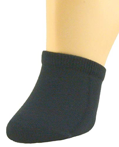 Womens Pedi-Pocket No Show Socks - Open Toe Liner Half Seamless Mule Socks - Black, Khaki & White Half Socks for Women2