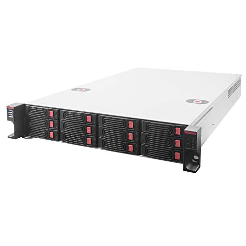 SilverStone Technology 2U 12-Bay 2.5" / 3.5" HDD/SSD rackmount Storage Chassis with Mini-SAS HD SFF-8643 12 Gb/s Interface RM22-312