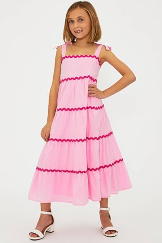 Little Charlotte Dress Sweet Berry Wave Pink3