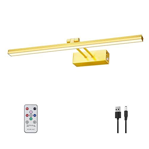 Image of HEAGEERO Picture Lights for Wall,13in Gallery Light,5000mAh Art Light