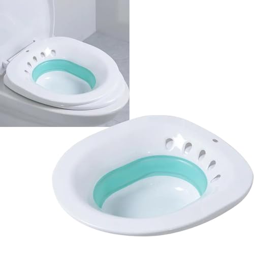 Bidetaufsatz für die Toilette - Hygienische Lösung für gynäkologische und proktologische Anwendungen, 39x36.5x12 cm, robust und leicht zu reinigen