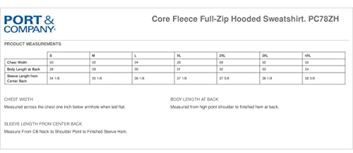 Port & Company - Core Fleece Full-Zip Hooded Sweatshirt 2XL Purple2